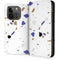 White Terrazzo iPhone 15 Pro Folio Case